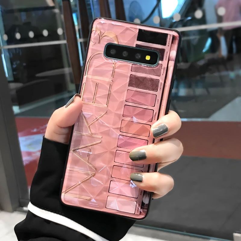 Diamond Pattern Soft Shell Case for Samsung S10/S8/S9