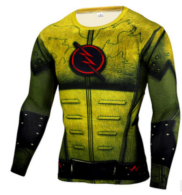 3D Digital Print Superman T-Shirt & Captain America Gear