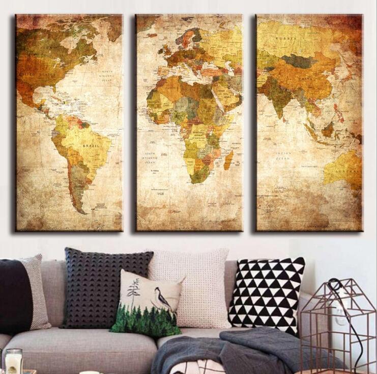 Wall Art Triptych Painting