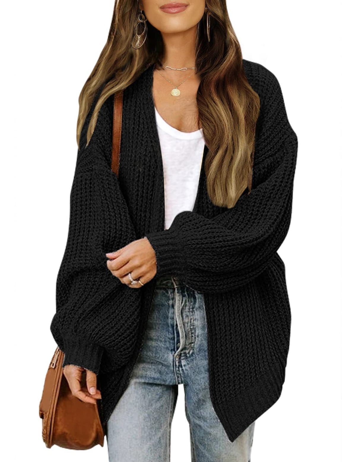 2023 Autumn Winter Women's Knit Cardigan with Pockets