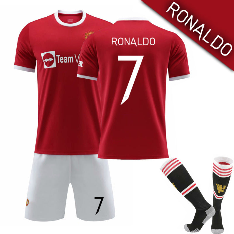 2021-22 Manchester United Jersey Set with Socks
