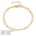 14K Gold Plated Titanium Steel Hip Hop Bracelet
