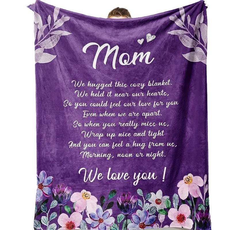 Digital Print Flannel Blanket for Sofa and Bed
