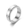 2022 Unique Rotating Zirconia Stress Relief Ring