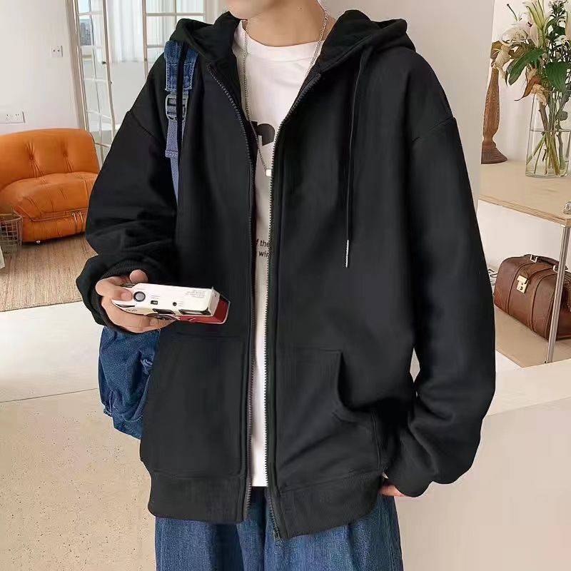 Casual High Street Hooded Jacket for Couples in Hong Kong