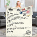 Digital Printed Fleece Blanket for Mother's Day Gift