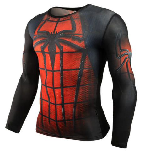 3D Digital Print Superman T-Shirt & Captain America Gear