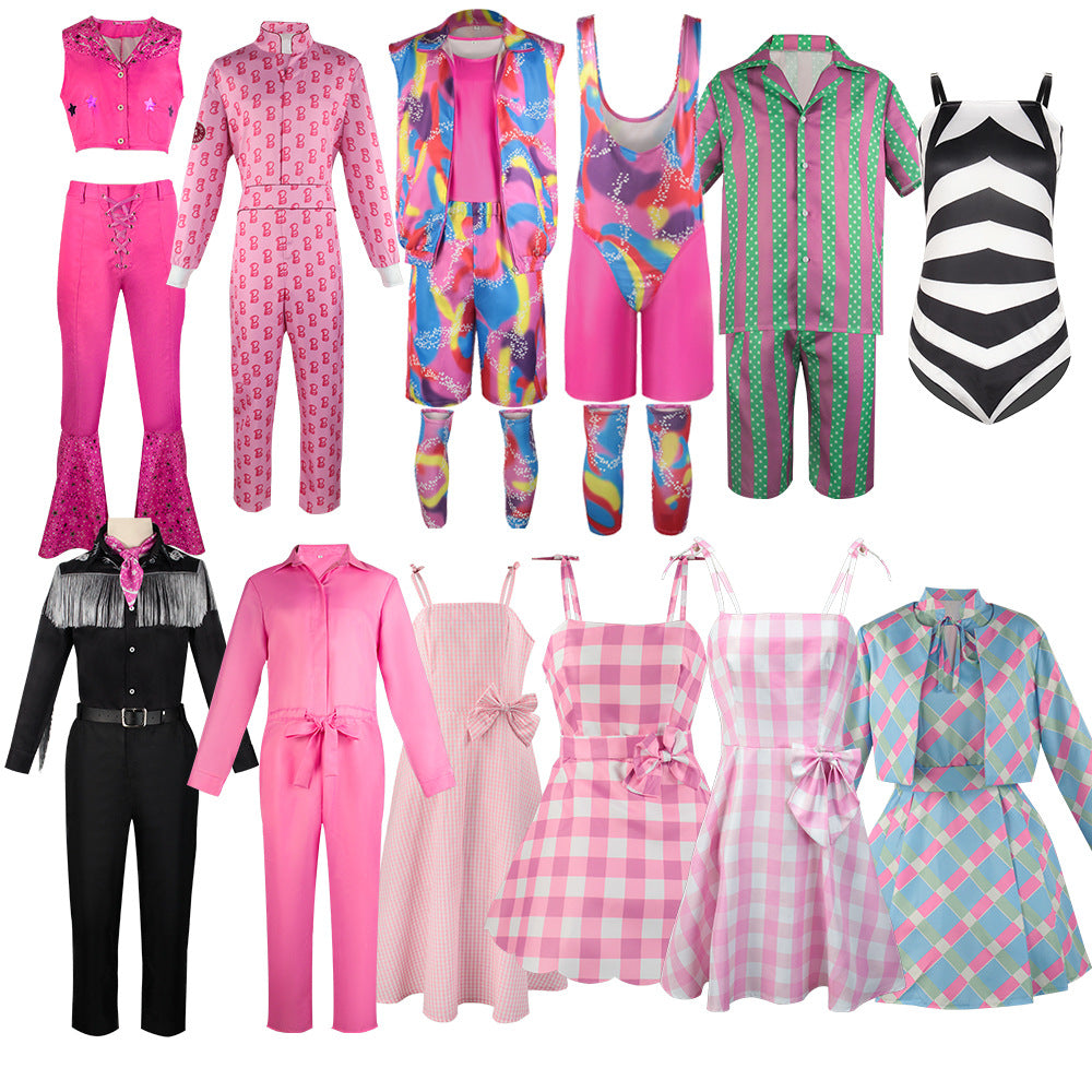 2023 Barbie Cosplay Costume Dress and Bodysuit