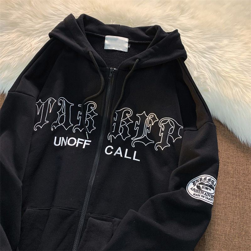 Casual High Street Hooded Jacket for Couples in Hong Kong