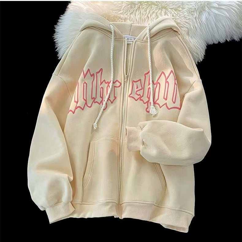 Casual High Street Hooded Jacket for Couples in Hong Kong