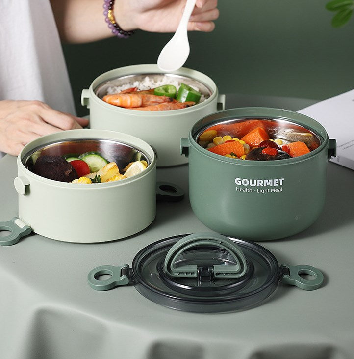304 Stainless Steel Lunch Box - Multi-Layer Insulated Container