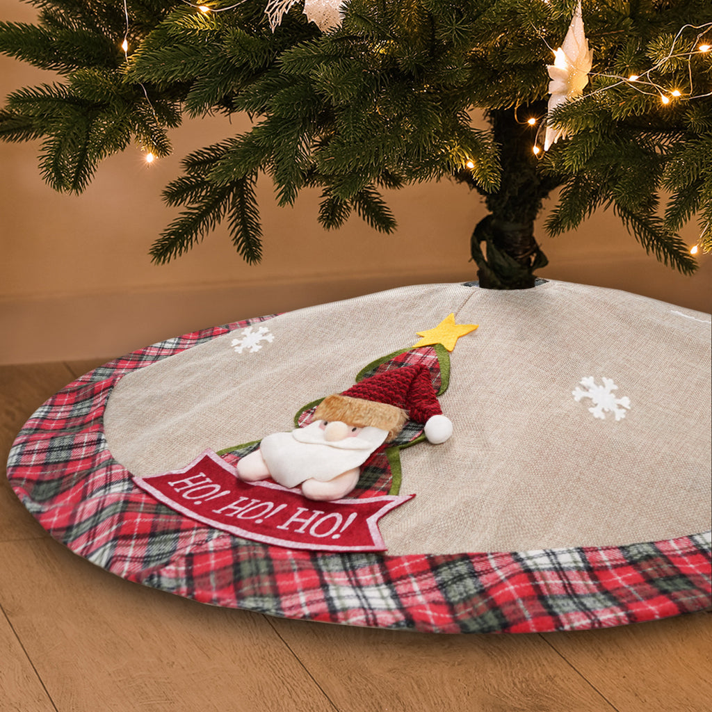 2023 Amazon Burlap Christmas Tree Skirt Decoration