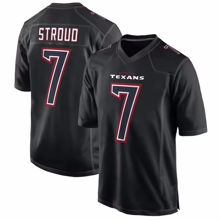2024 Texans Jersey #7 Black Fashion Embroidered Men's Wear