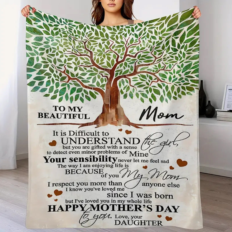 Digital Printed Fleece Blanket for Couch or Bed