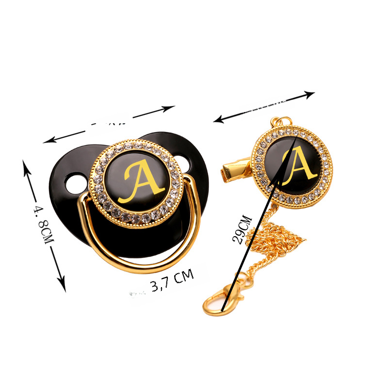 Cross-Border Popular Baby Pacifier with Clip Chain