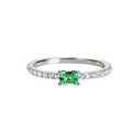 "Fine Row Diamond Ring with Mosang Diamonds"