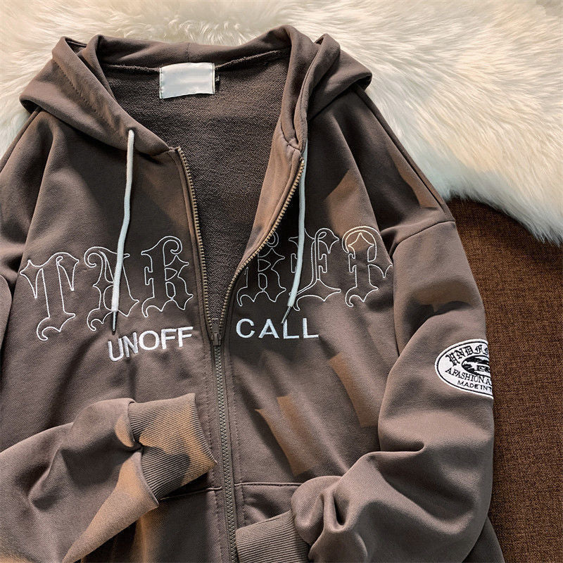 Casual High Street Hooded Jacket for Couples in Hong Kong